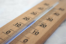 A thermometer