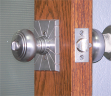 A doorknob