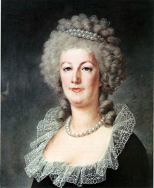 Marie Antoinette, queen of France from 1774 to 1792